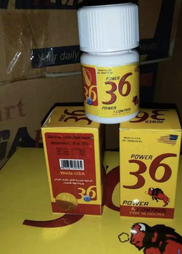 Power 36 باور ٣٦ اقراص مقوي للانتصاب ومؤخر القذف